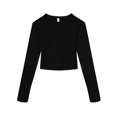Women’s Micro Rib Long Sleeve Baby Tee