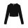 Women’s Micro Rib Long Sleeve Baby Tee personalizzabile in cotone
