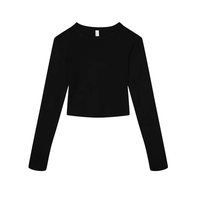 Women’s Micro Rib Long Sleeve Baby Tee