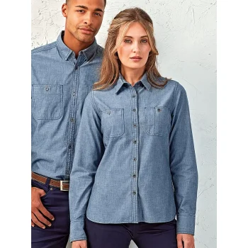 Women's Organic Chambray Fairtrade Shirt