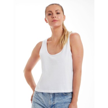 Canotte donna personalizzate con logo - Women's’ Organic Crop Vest