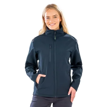 Giacca softshell personalizzata Result antivento idrorepellente riciclata
