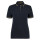 Polo personalizzabile Kustom Kit cotone piqué righe contrasto