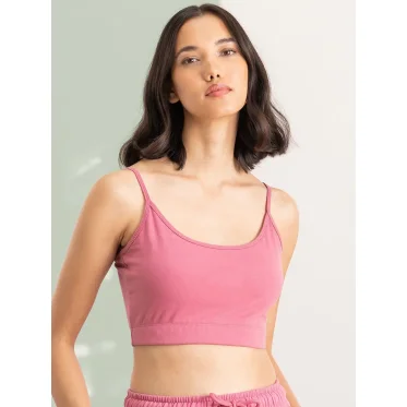 Crop top personalizzabile Skinnifit cotone rigenerato elastan