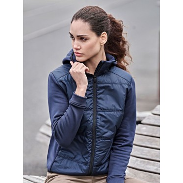 Giubbotto personalizzato con logo - Womens Hybrid-Stretch Hooded Jacket