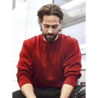 Felpa da lavoro personalizzabile Daiber con bordo elasticizzato e felpata interna