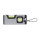 Livello magnetico personalizzabile in alluminio con moschettone e base magnetica