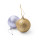 Palline di Natale personalizzabili colori assortiti finitura metallizzata