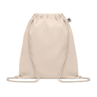 Borsa con coulisse personalizzabile in cotone organico YUKI