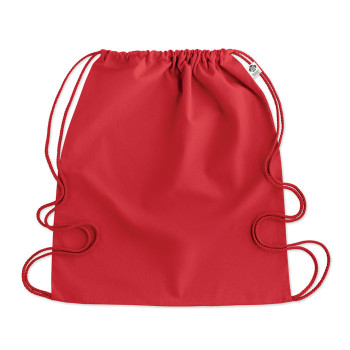 Zaini con lacci personalizzati con logo - YUKI COLOUR - Borsa con coulisse in cotone organ