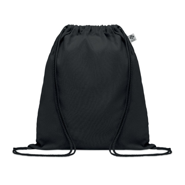Zaini con lacci personalizzati con logo - YUKI COLOUR - Borsa con coulisse in cotone organ