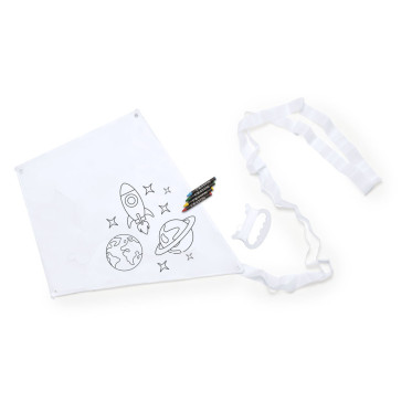 Aquilone personalizzabile in poliestere resistente con 4 cere colorate