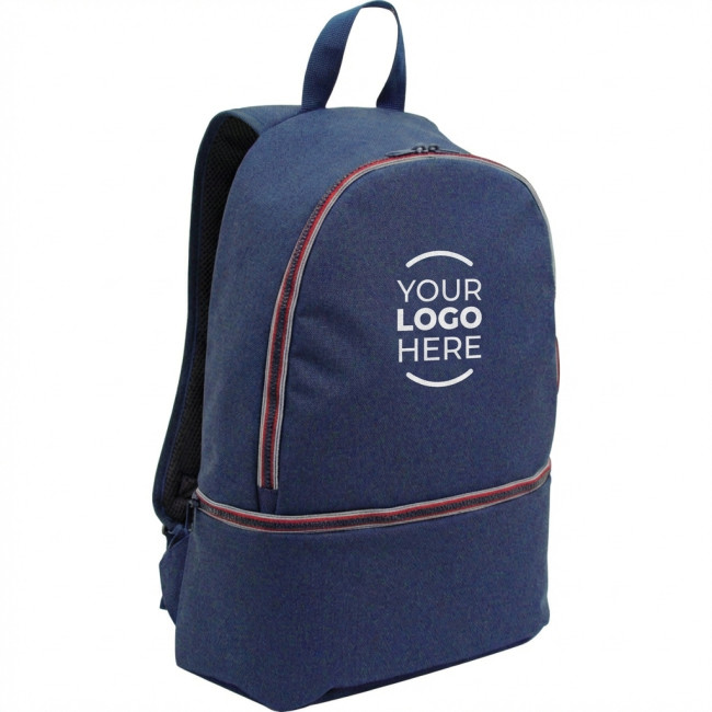 zainetto personalizzato - Zainetto personalizzabile in poliestere resistente 300D con tasca frontale capiente