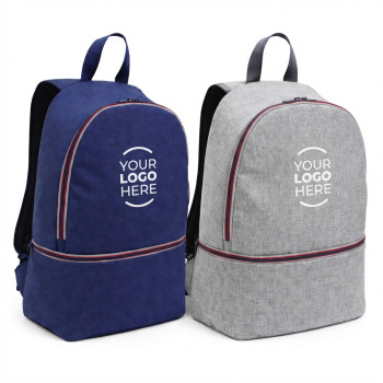 zainetto personalizzato - Zainetto personalizzabile in poliestere resistente 300D con tasca frontale capiente