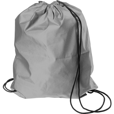 Zaino a sacca personalizzabile Impression con materiale riflettente e anelli in rame