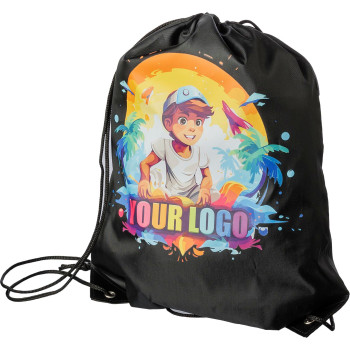 Zaino a sacca, chiusura a coulisse in poliestere 210 D Stef