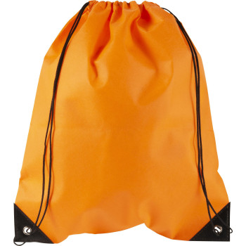 Zaini con lacci personalizzati con logo - Zaino a sacca, chiusura a coulisse in TNT 80 gr/m² Nathalie