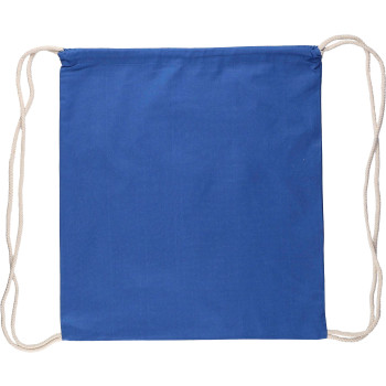 Zaini con lacci personalizzati con logo - Zaino a sacca con coulisse in cotone 140 g/m² Bridget