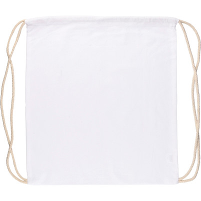 Zaino a sacca con coulisse in cotone 140 g/m² Bridget