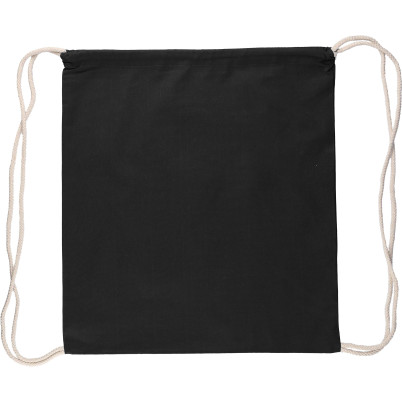 Zaino a sacca con coulisse in cotone Oeko-Tex 140 g/m2 Bridget