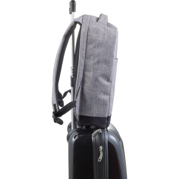 Zaini Antitaccheggio personalizzati con logo - Zaino antitaccheggio portacomputer in 600 D poliestere Cruz