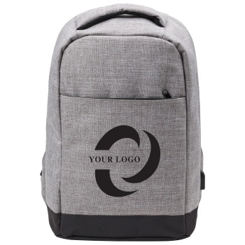 Zaini Antitaccheggio personalizzati con logo - Zaino antitaccheggio portacomputer in 600 D poliestere Cruz