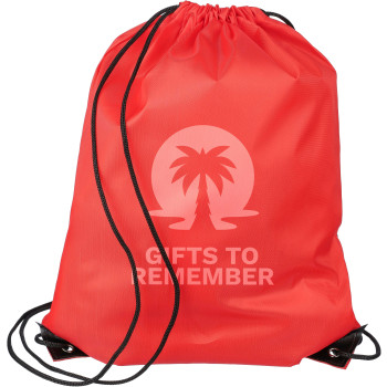 Zaino con chiusura a coulisse in poliestere 210D Isolde