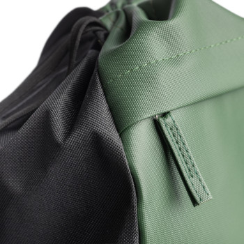 Borse personalizzate con logo - Zaino con chiusura a coulisse in poliestere rPET 600D Auri