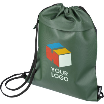 Zaino con chiusura a coulisse in poliestere rPET 600D Auri