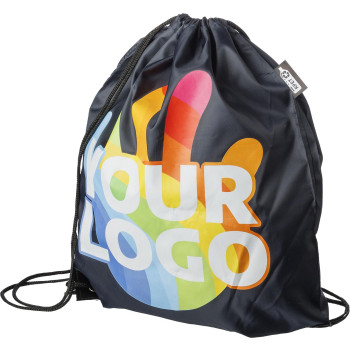 Zaini con lacci personalizzati con logo - Zaino con coulisse Enrique | Riciclato | 5 l