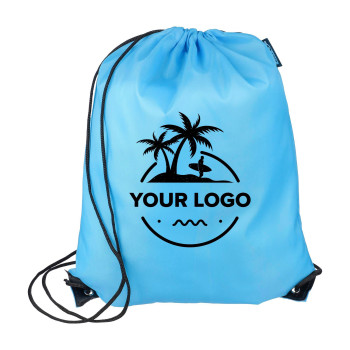 Zaini con lacci personalizzati con logo - Zaino con coulisse Enrique | Riciclato | 5 l