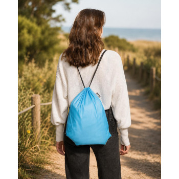 Zaini con lacci personalizzati con logo - Zaino con coulisse Enrique | Riciclato | 5 l