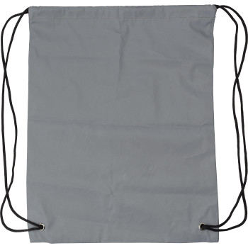 Zaini con lacci personalizzati con logo - Zaino con coulisse Melila | Riflettente | 190D