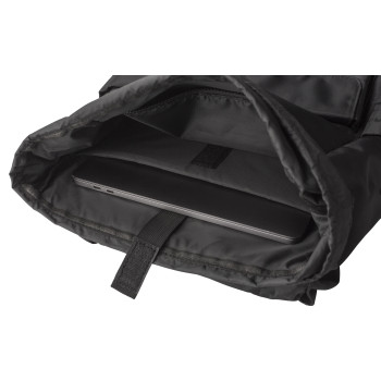 Zaino porta pc personalizzato con logo - Zaino con patta in twill di poliestere 290 T rPET Marlowe