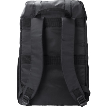 Zaino porta pc personalizzato con logo - Zaino con patta in twill di poliestere 290 T rPET Marlowe