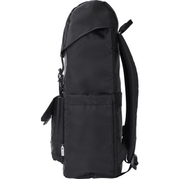 Zaino porta pc personalizzato con logo - Zaino con patta in twill di poliestere 290 T rPET Marlowe