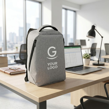 Zaino porta pc personalizzato con logo - Zaino con scomparto per computer personalizzabile struttura ventilata e imbottita