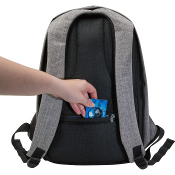 Zaini Antitaccheggio personalizzati con logo - Zaino Cruz | Laptop 13" | 10 l