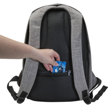 Zaini Antitaccheggio personalizzati con logo - Zaino Cruz | Laptop 13" | 10 l