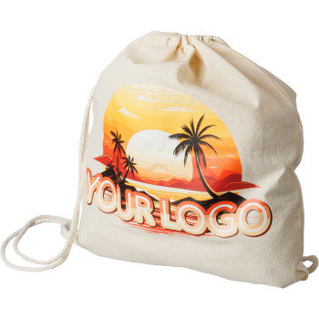 Zaini con lacci personalizzati con logo - Zaino Dominique | Coulisse | 10,5 l
