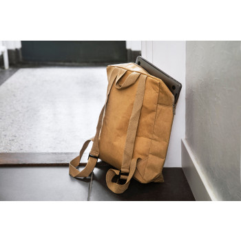 Shopper ecologiche personalizzate con logo - Zaino in carta laminata Samanta