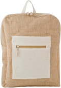 Zaino in juta e cotone Edison