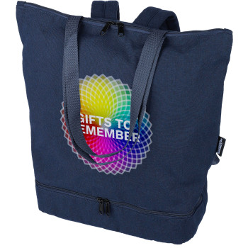 Zaino porta pc personalizzato con logo - Zaino in policotone riciclato 330 g/m2 Osric