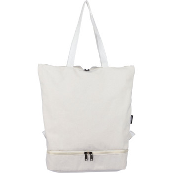 Zaino porta pc personalizzato con logo - Zaino in policotone riciclato 330 g/m2 Osric