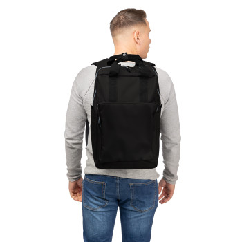 gadget ecologici con logo - Zaino in poliestere riciclato 900D Amalia