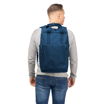 gadget ecologici con logo - Zaino in poliestere riciclato 900D Amalia
