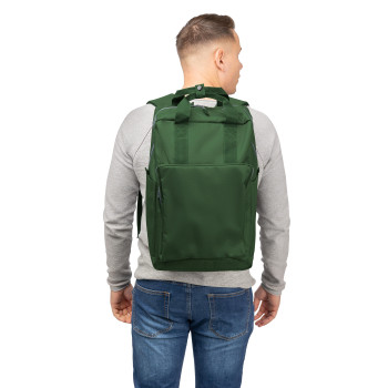 gadget ecologici con logo - Zaino in poliestere riciclato 900D Amalia