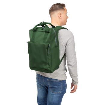 gadget ecologici con logo - Zaino in poliestere riciclato 900D Amalia