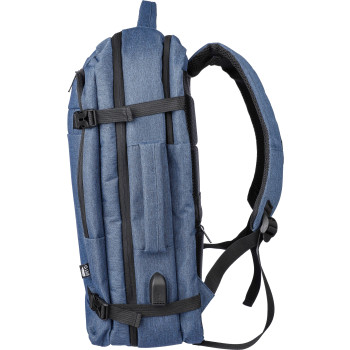 Zaini Antitaccheggio personalizzati con logo - Zaino Malcolm | Riciclato | Laptop 17" | 29 l