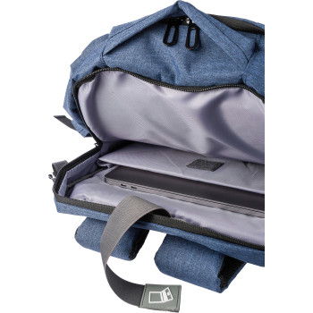 Zaini Antitaccheggio personalizzati con logo - Zaino Malcolm | Riciclato | Laptop 17" | 29 l